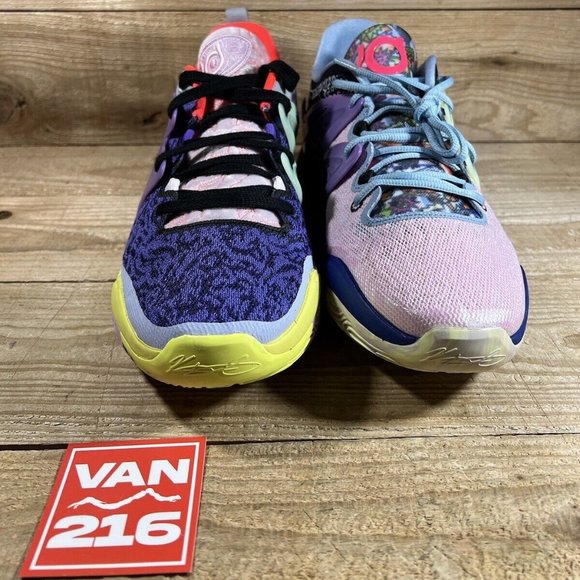 NEW SZ 15 Men\'s Nike KD 15 NRG \'What The\' Basketball Shoes Grape Pin: FN8010-500 main image 9
